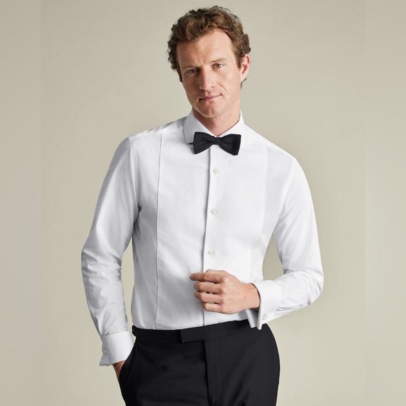 Charles Tyrwhitt Bib Front Tuxedo Shirt - Picture 1 of 7